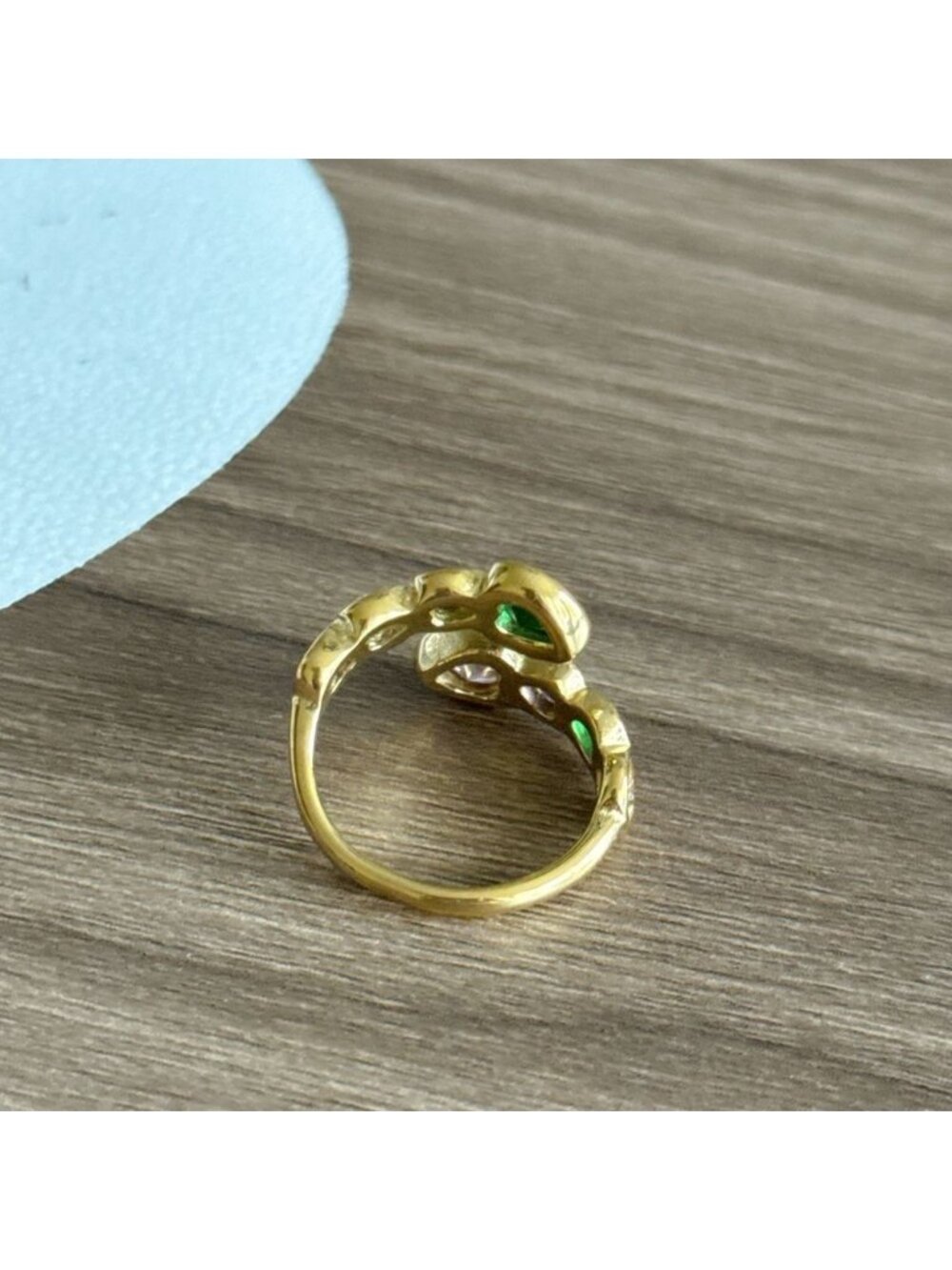 Multicolor Gemstone Ring Q589 - Picture 6 of 6